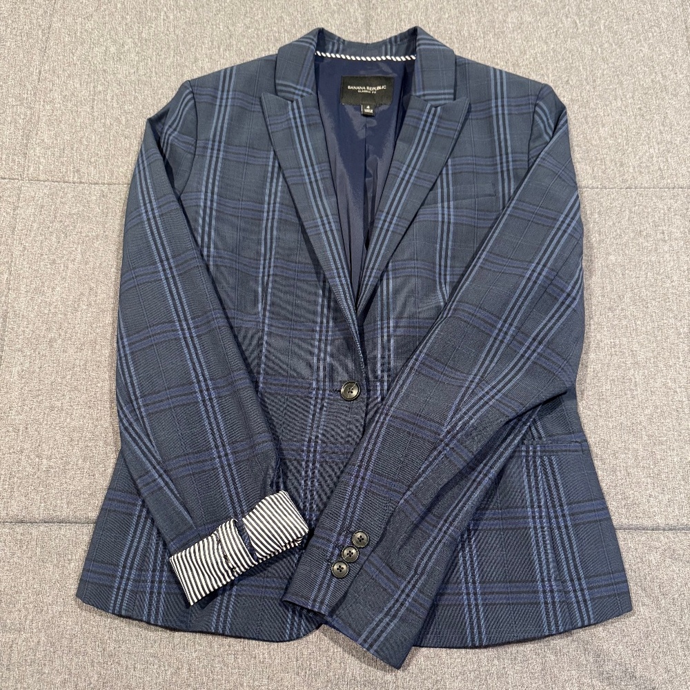 Banana Republic Plaid Jacket